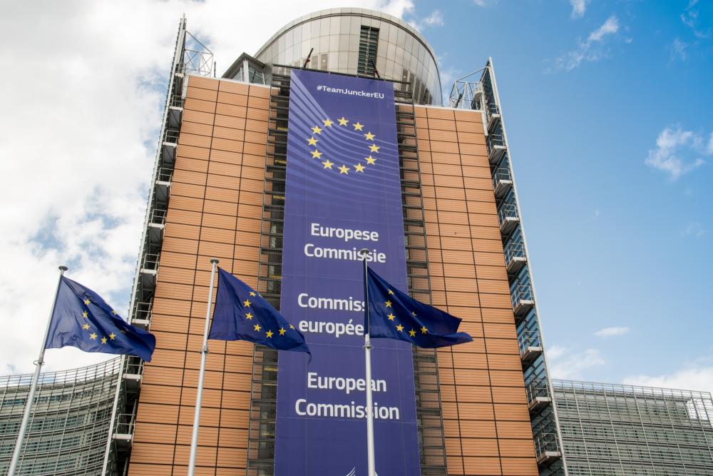 Fasade of the European Commission building.