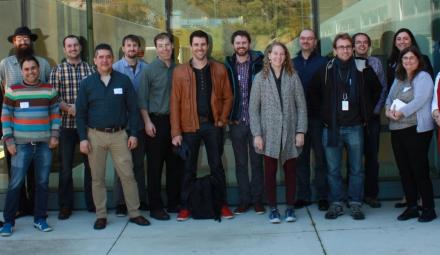 A tiny subset of the Jupyter contributors and users that made Jupyter possible — Biannual development meeting, 2016, LBNL. (Photo: blog.jupyter.org) A tiny subset of the Jupyter contributors and users that made Jupyter possible — Biannual development meeting, 2016, LBNL. (Photo: blog.jupyter.org)