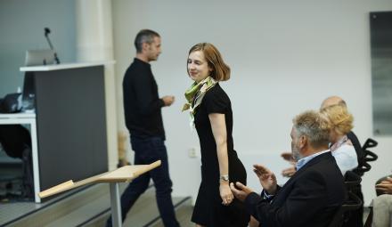 Iselin Nybø, the Minister of Research and Higher Education (Photo: Simula/Bård Gudim)