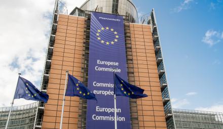 Fasade of the European Commission building.